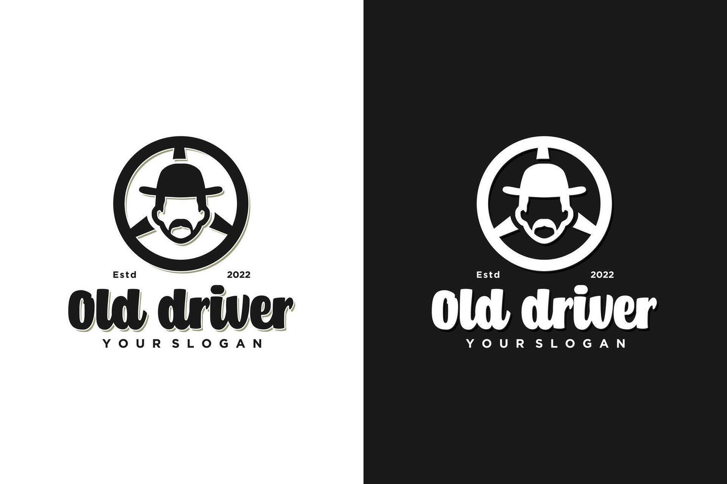 old driver logo, community logo, reference logo vector