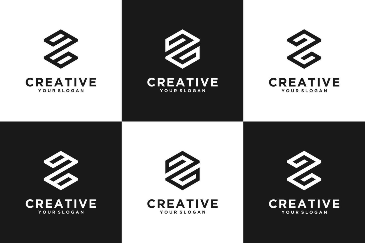 set of creative logo, logo reference vector