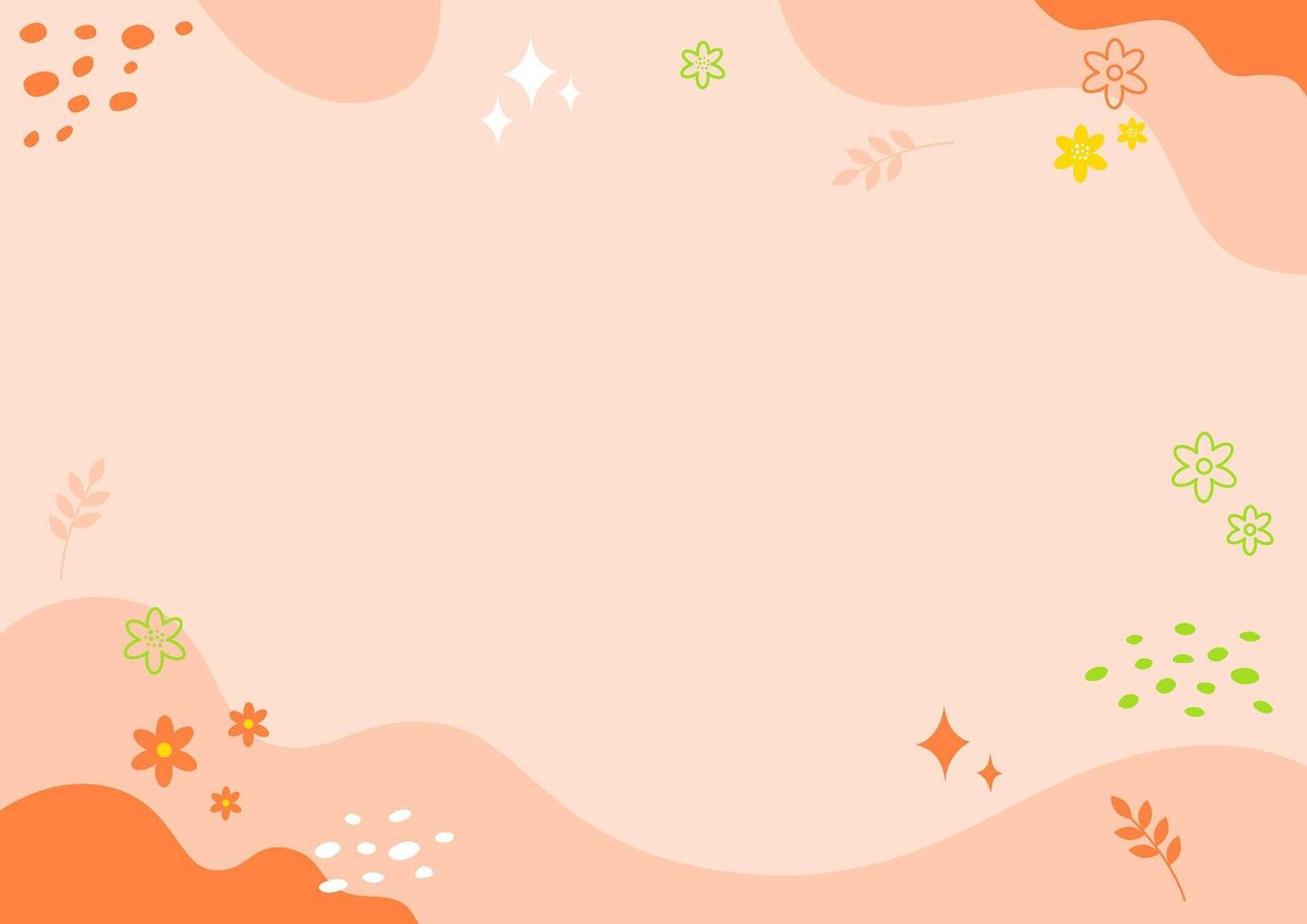 Colorful floral design background vector