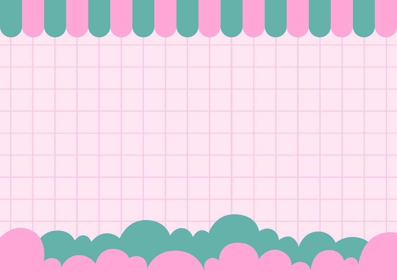 Colorful striped cloud background design vector