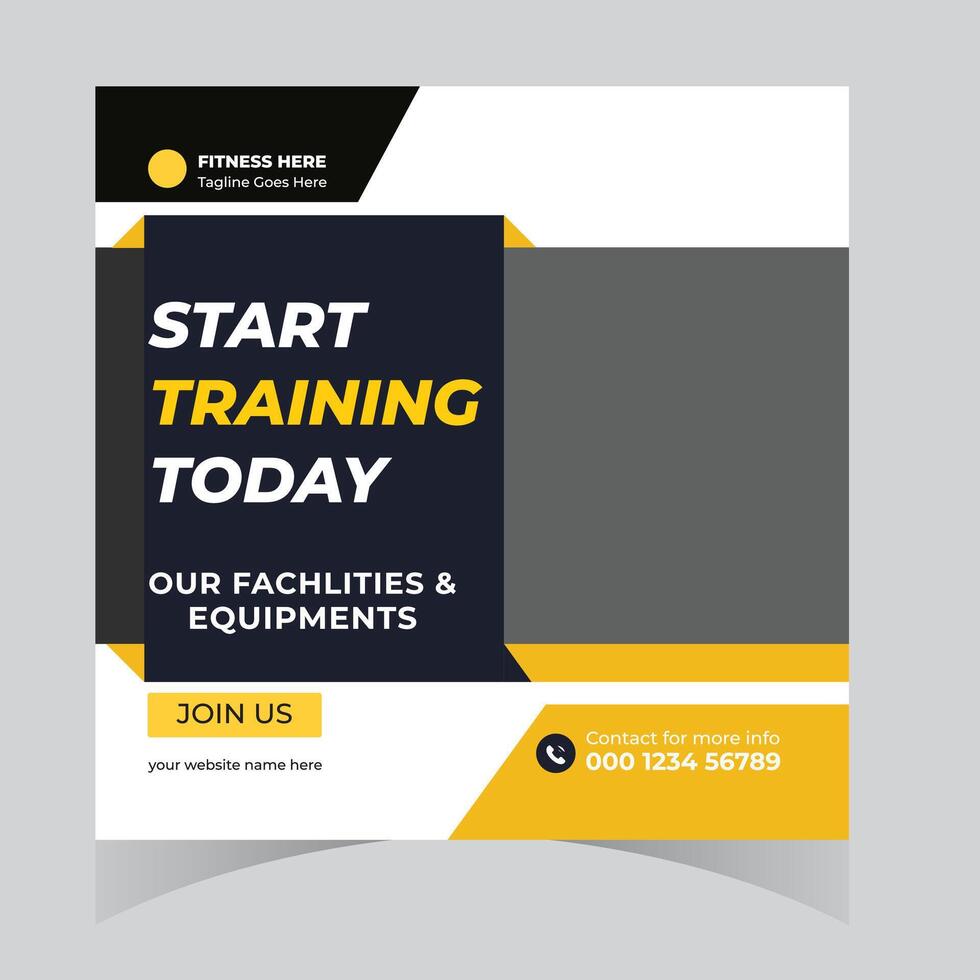 Start Your Fitness Journey Today Join Our Gym with Top-Notch Facilities and Modern Equipment - Professional digital artwork with vibrant colors and detailed composition vector