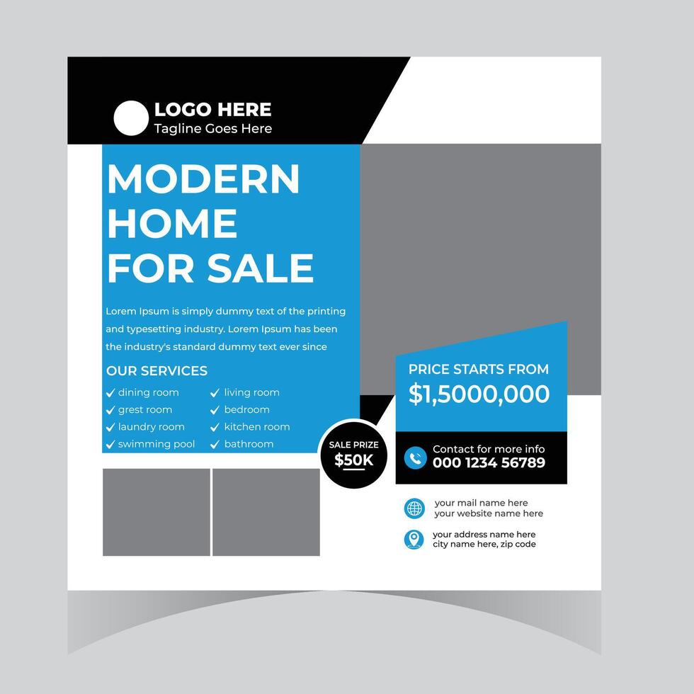 Stunning Modern Home for Sale Luxurious Amenities, Prime Location, Enticing Price, Dream Home Awaits - Professional digital artwork with vibrant colors and detailed composition vector