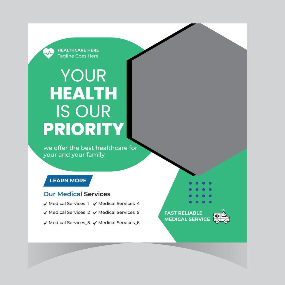 Prioritizing Your Health Family Healthcare Services in a Calm and Reliable Setting - Professional digital artwork with vibrant colors and detailed composition vector