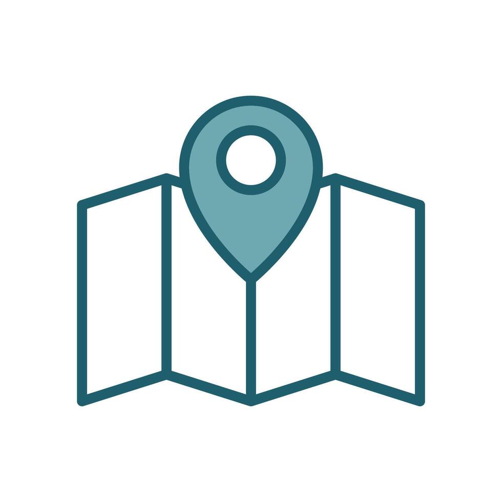 Digital Map Interface Symbol vector