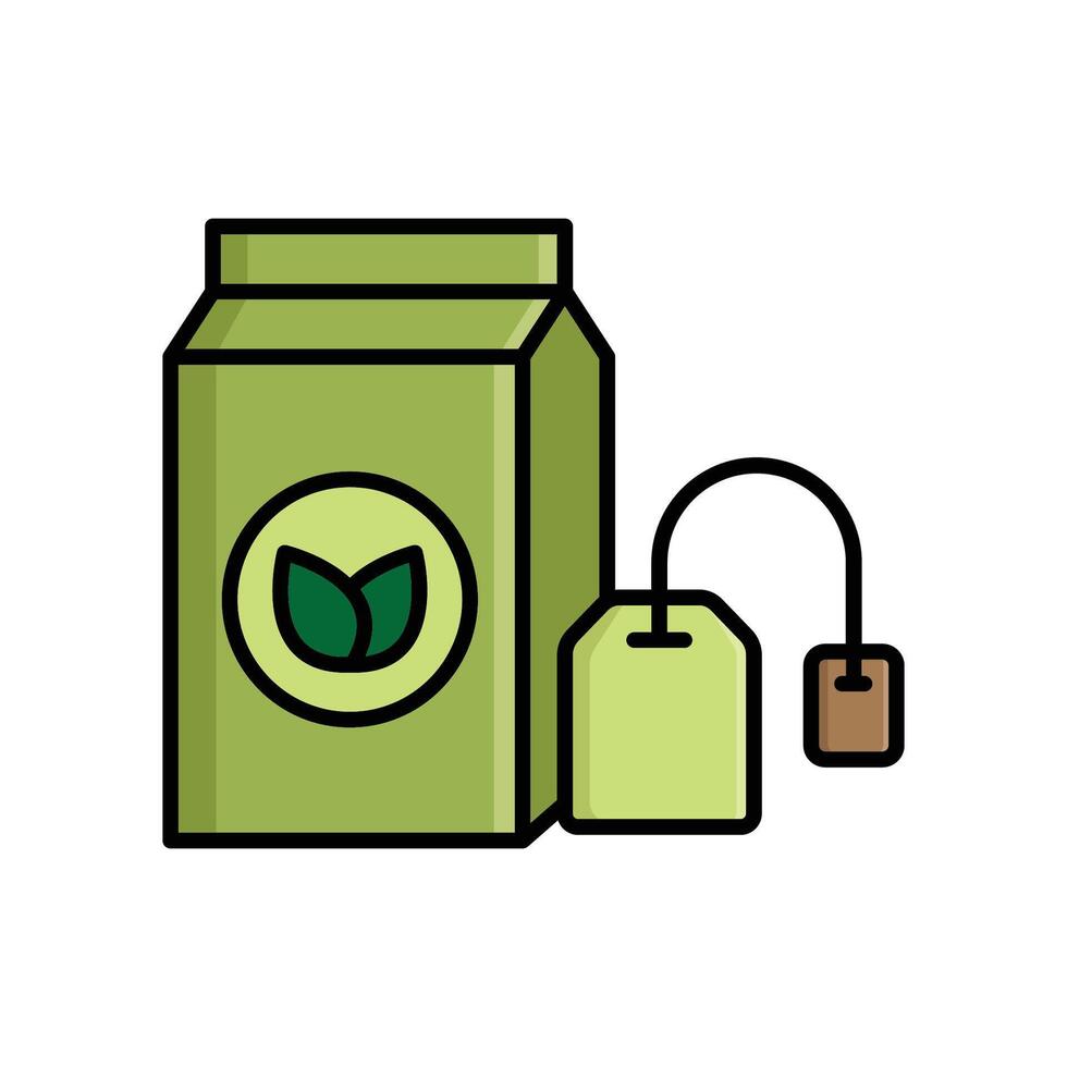 Assorted Tea Bag Icons vector