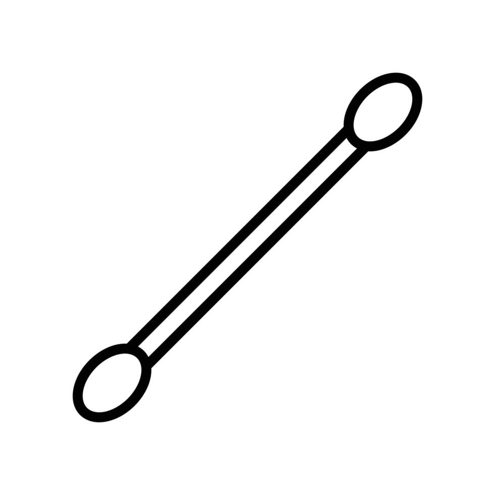 Minimalist Cotton Swab Icons vector