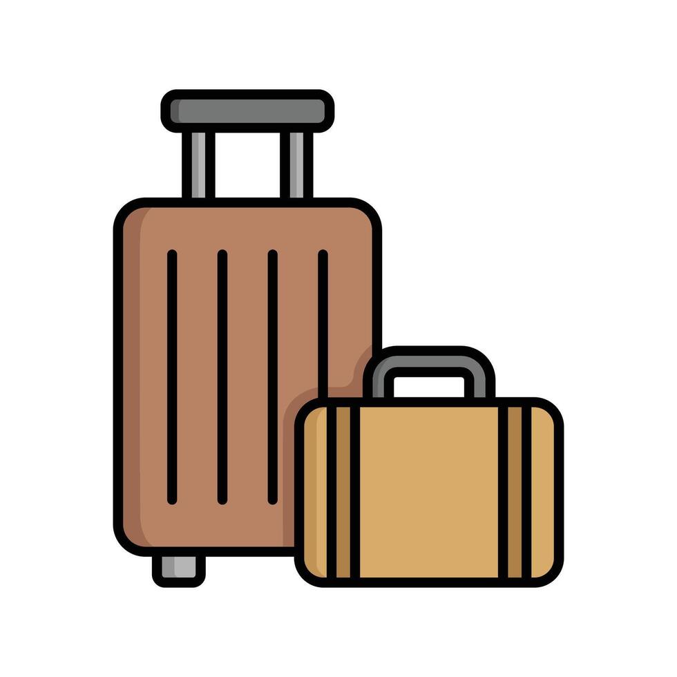 Airport Luggage Symbol vector