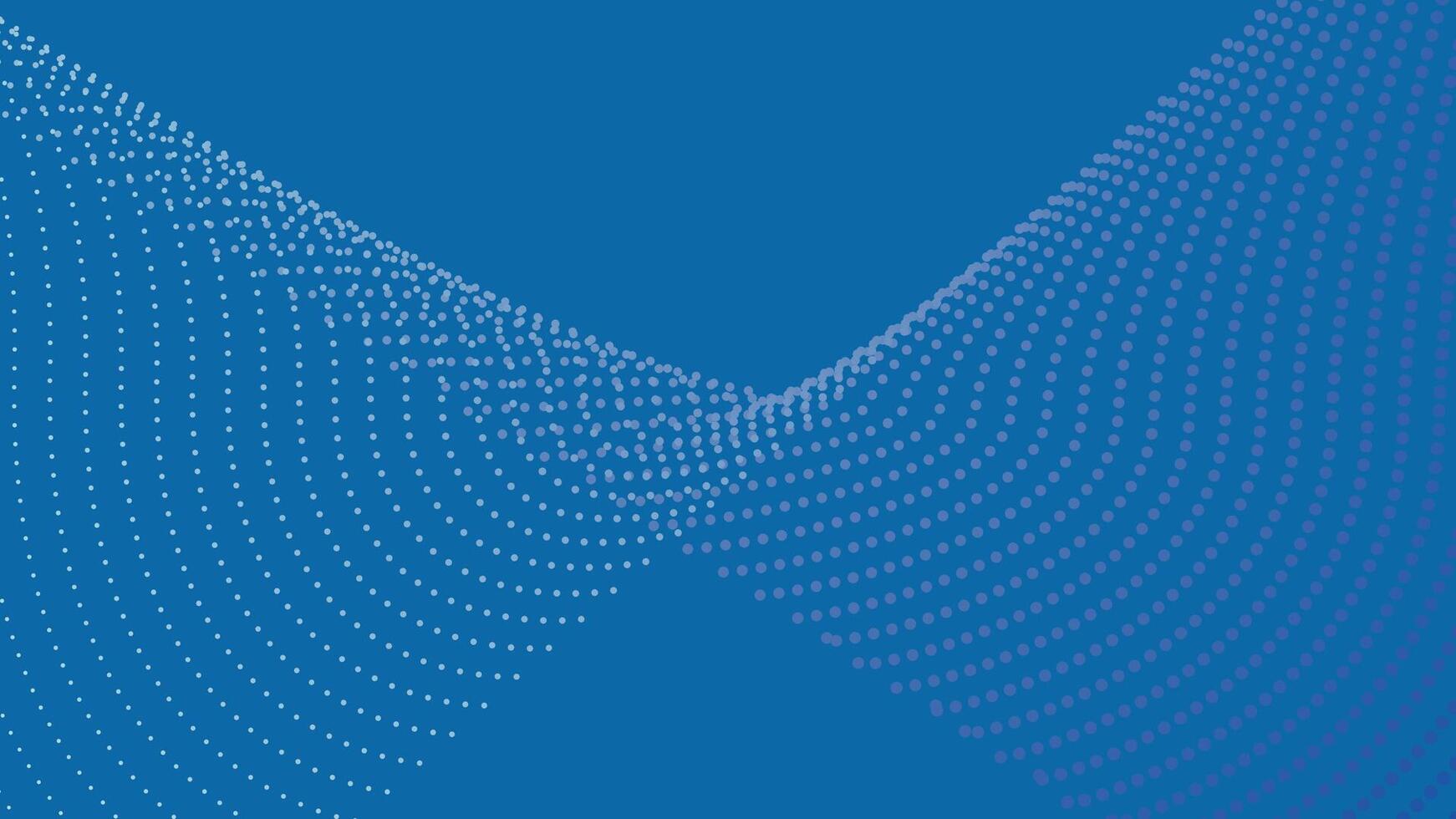 Dark blue background with polka dot circles. vector