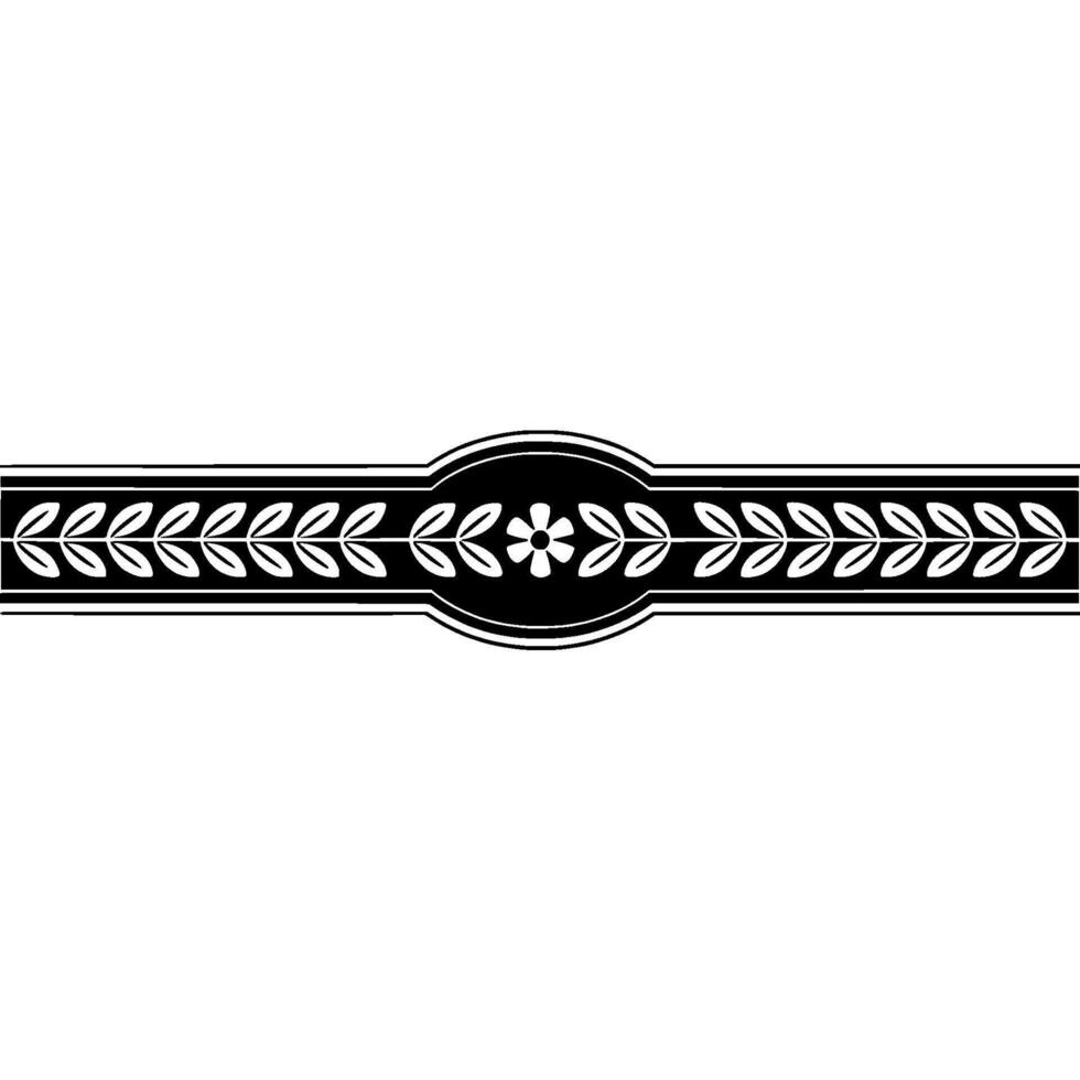 Elegant Vintage Border, Classical Element vector
