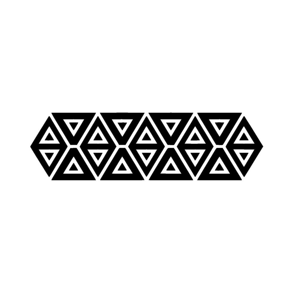 Geometric Tribal Pattern, Minimalist, Triangle vector