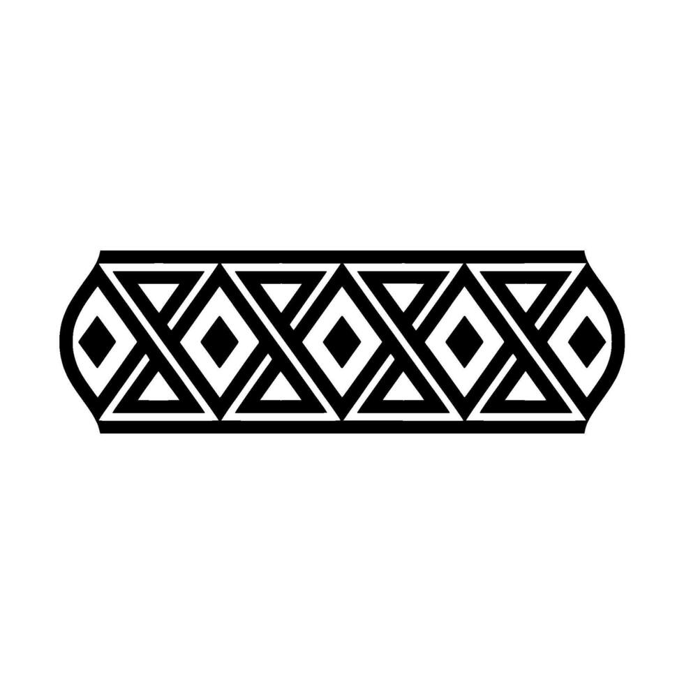 Geometric Border, Minimalist Pattern, Abstract vector