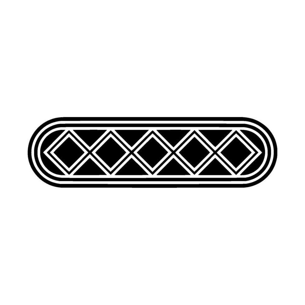 Geometric Deco Ornament, Minimalist , Subtle Texture vector