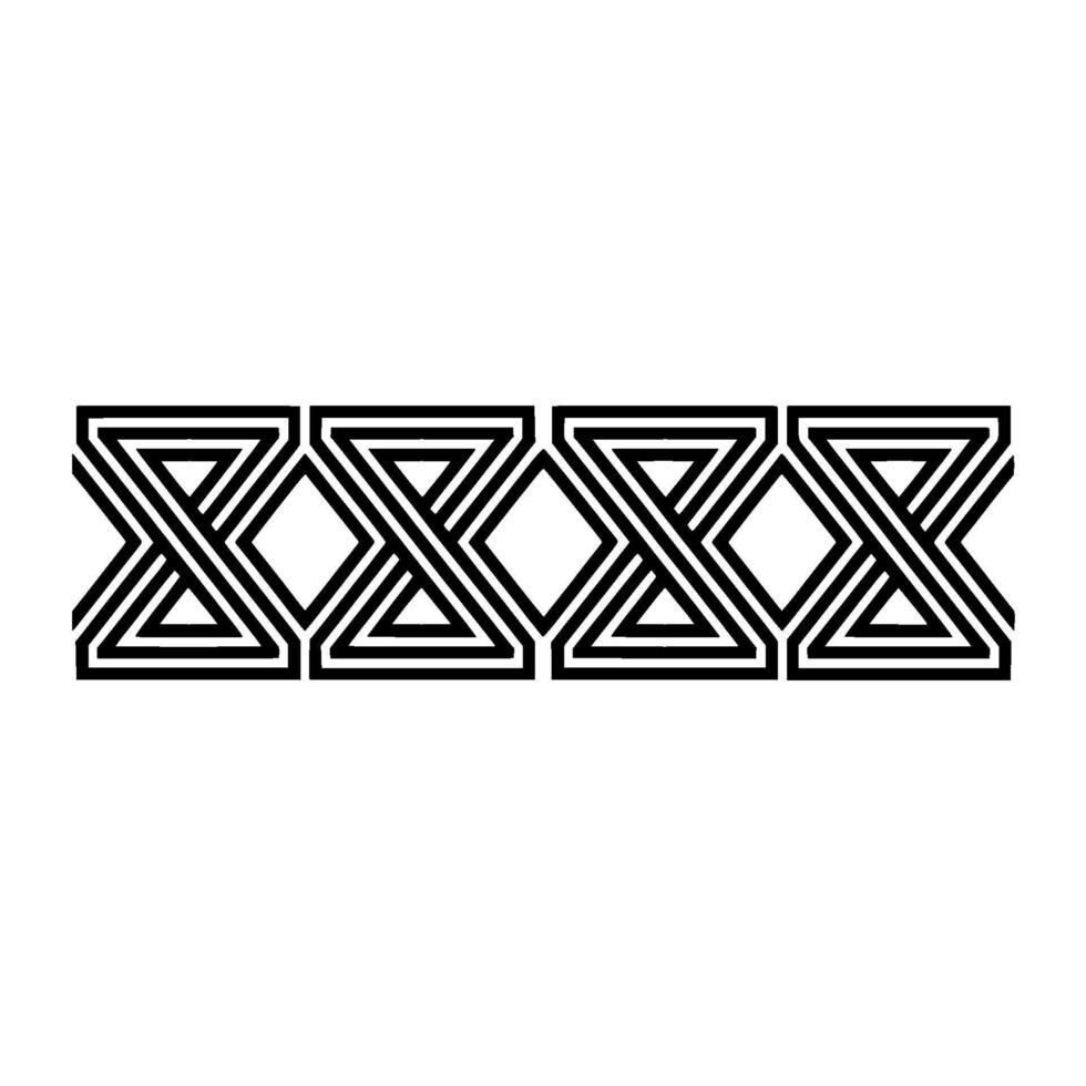 Infinite Geometry Repeating Isometric Pattern vector