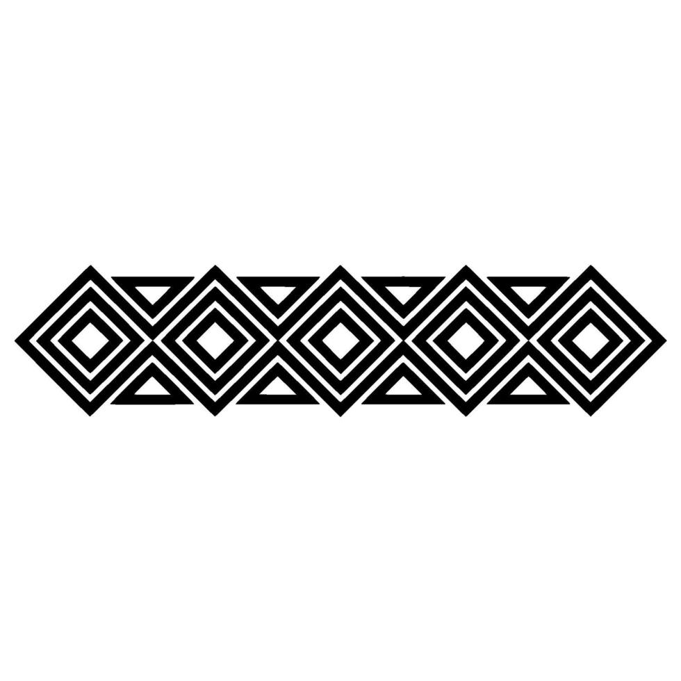 Geometric Diamond Border, Minimalist, Symmetry vector