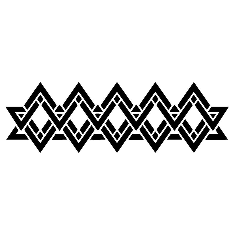 Geometric Border, Art Deco Pattern, Minimalist, Illustration vector