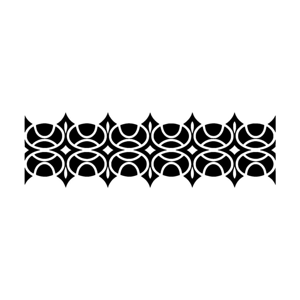 Geometric Border, Stylized Pattern, Minimalist, Symmetry vector