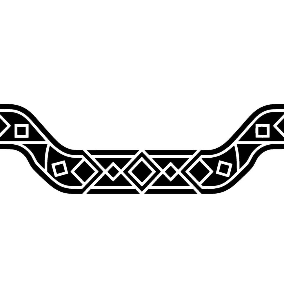 Geometric Tribal Border, Minimalist , Abstract Pattern vector