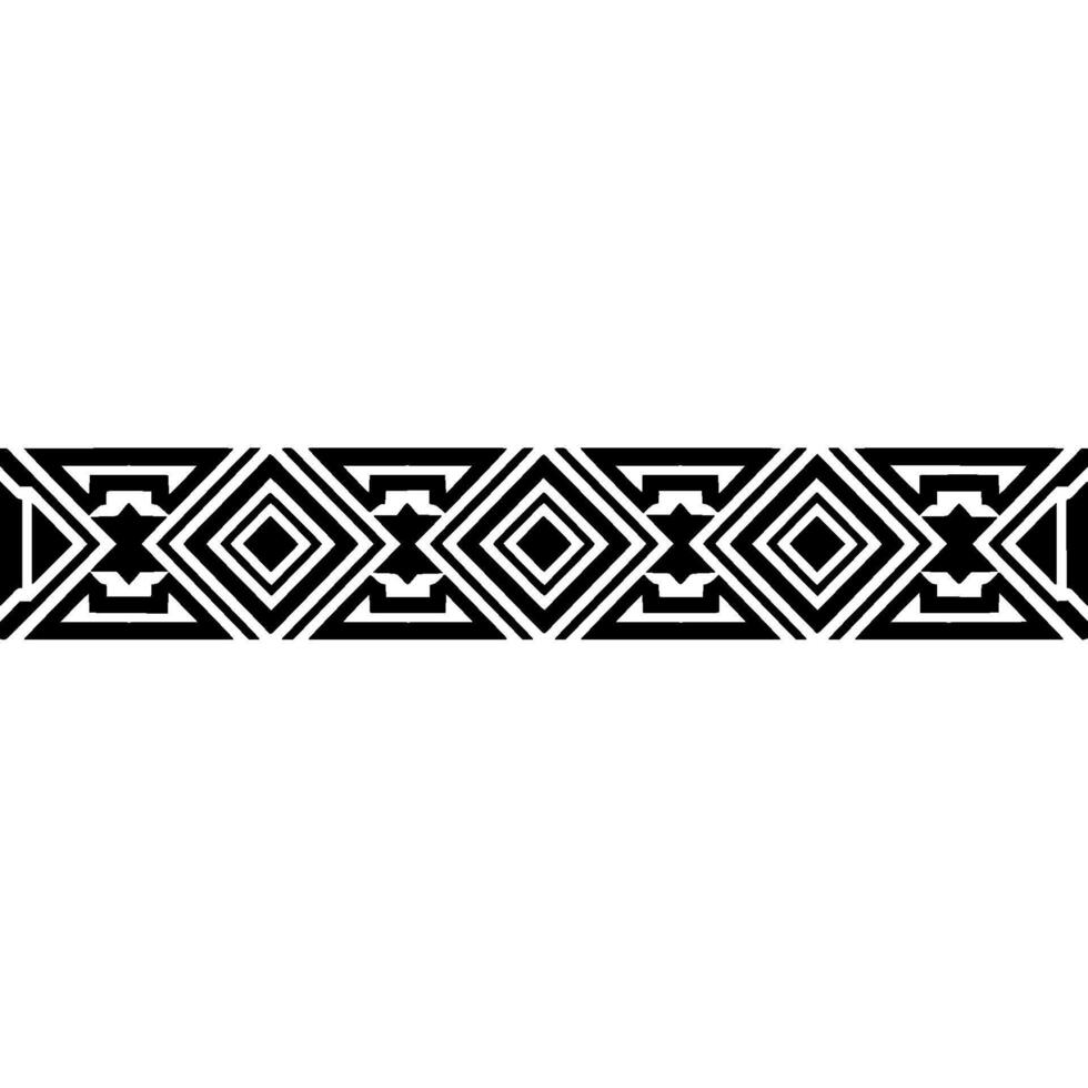 Geometric Border, Deco Pattern, Minimalist, Symmetrical vector