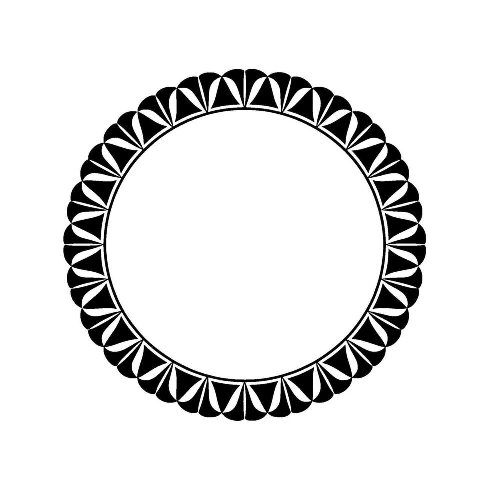 Geometric Radial Ornament, Art Deco Style vector