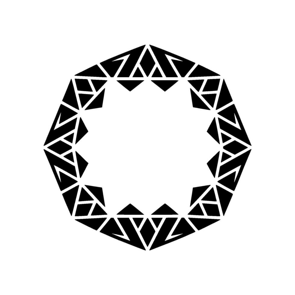 Geometric Halo, Minimalist , Circular Motif vector