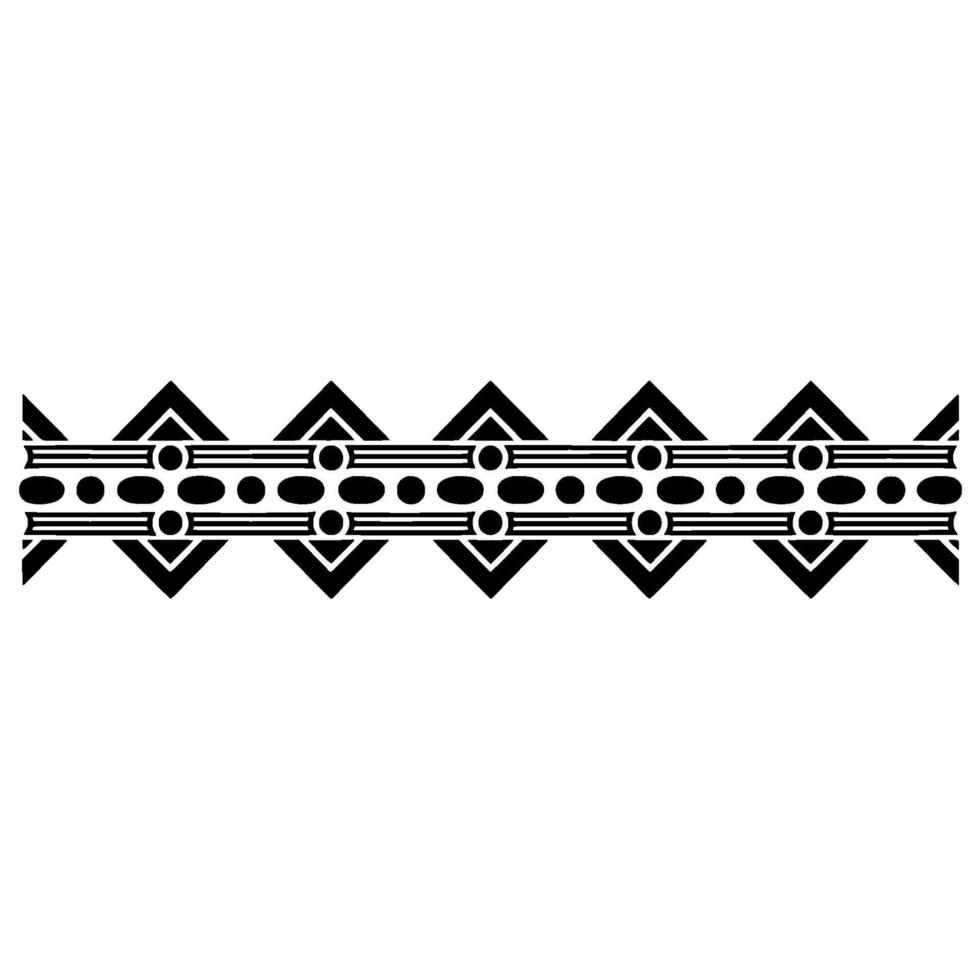 Geometric Tribal Border, Minimalist , Modern Pattern, Line vector