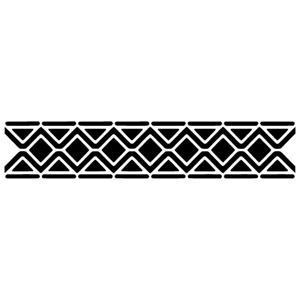 Geometric Zigzag Border, Minimalist, Modern vector