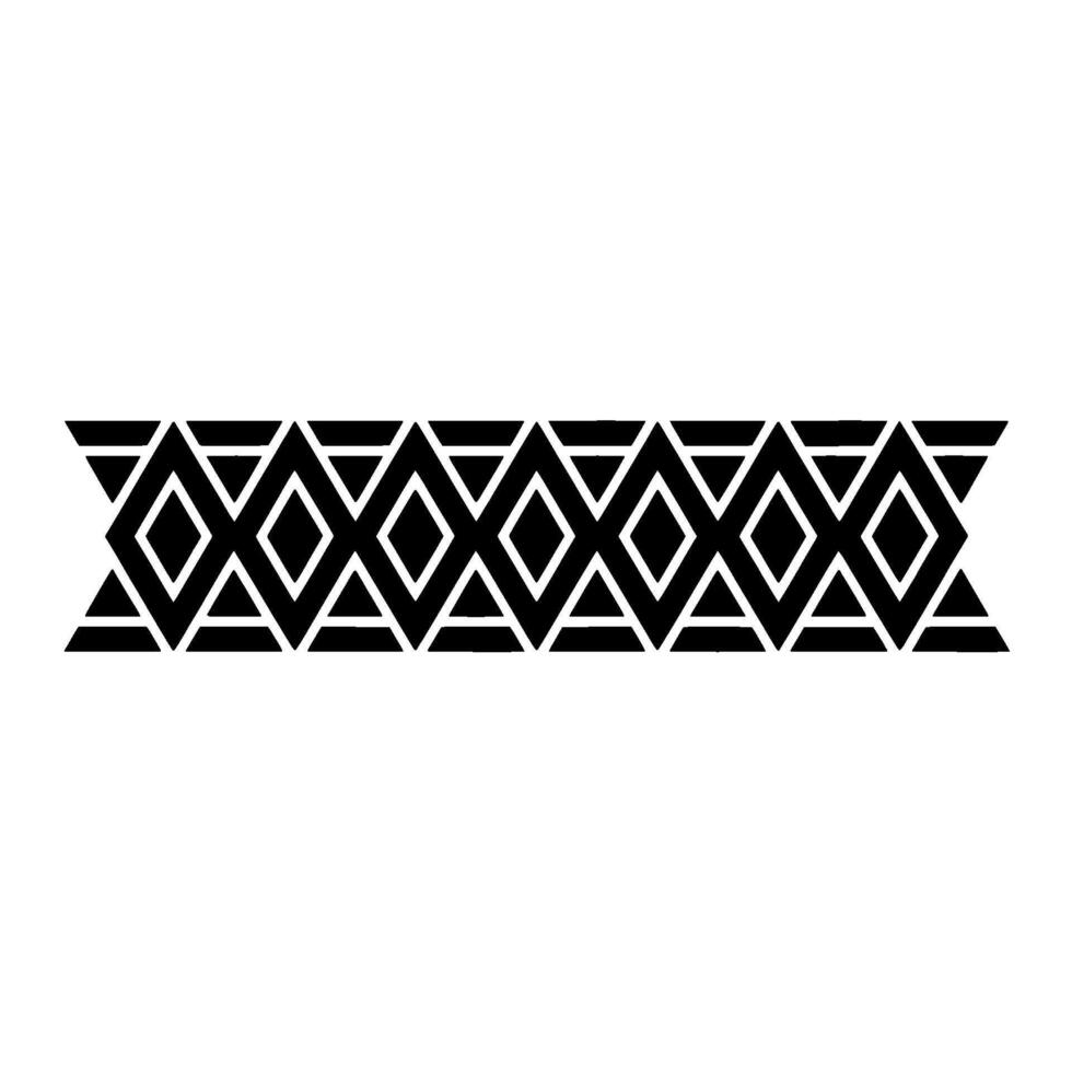 Geometric Border, Art Deco Pattern, Minimalist, Triangle vector