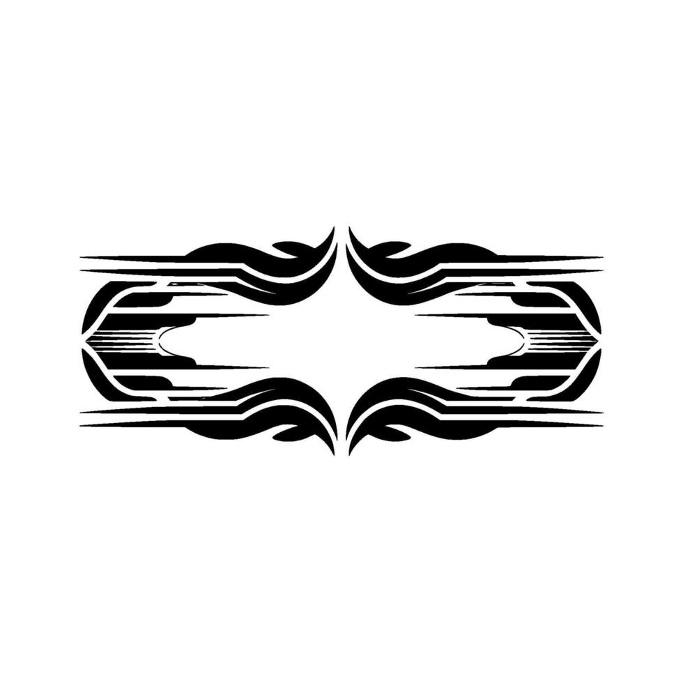 Dynamic Tribal Border, Abstract , Minimalist Style vector