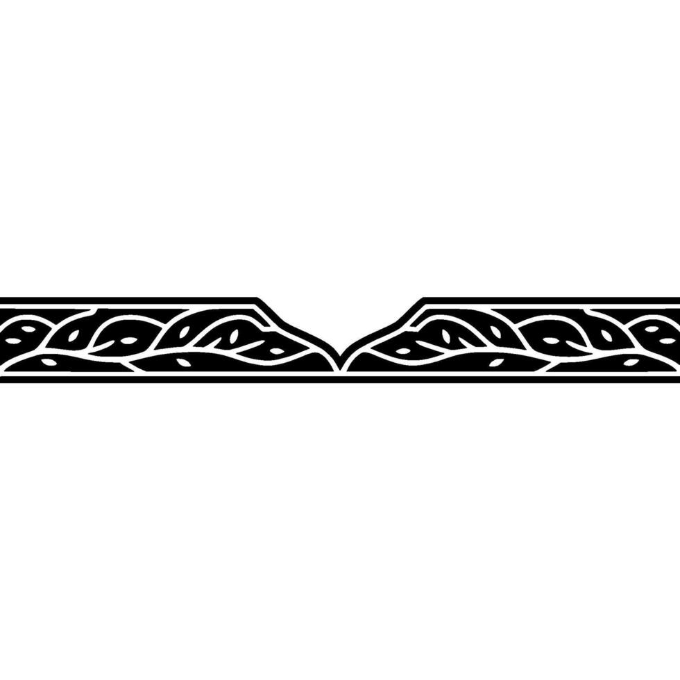 Intricate Celtic Border, Vintage , Decorative Element - Linear vector