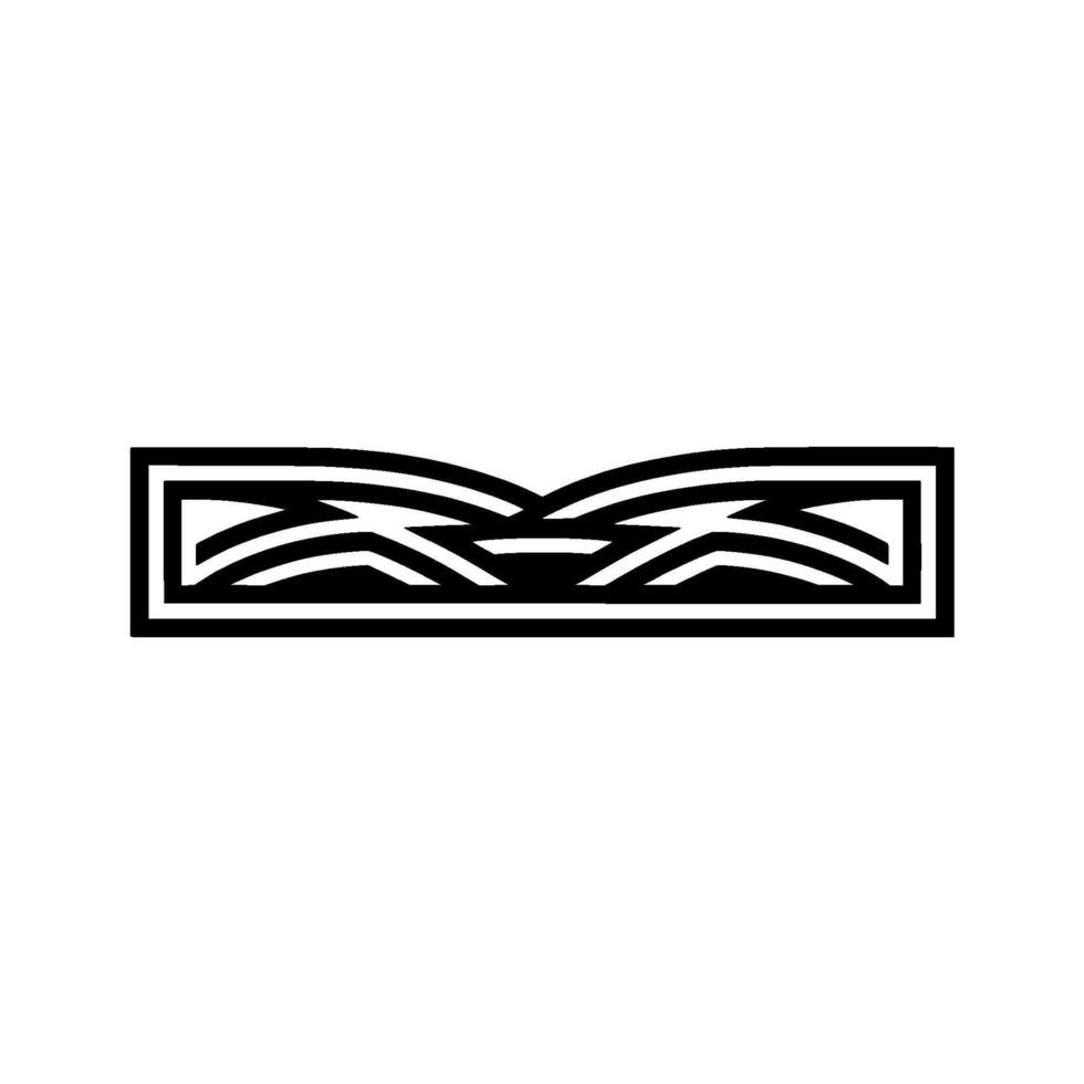 Geometric Waveform, Minimalist , Abstract Landscape vector