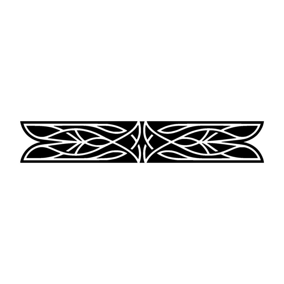 Intricate Celtic Border, Elegant Ornamentation, Geometric vector