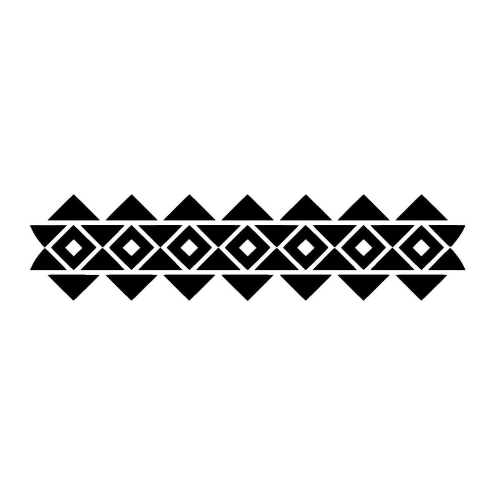 Geometric Tribal Border, Minimalist , Ethnic Pattern vector