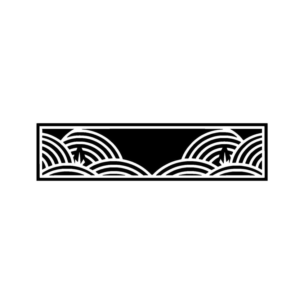 Minimalist Wave Crests, Geometric Harmony vector