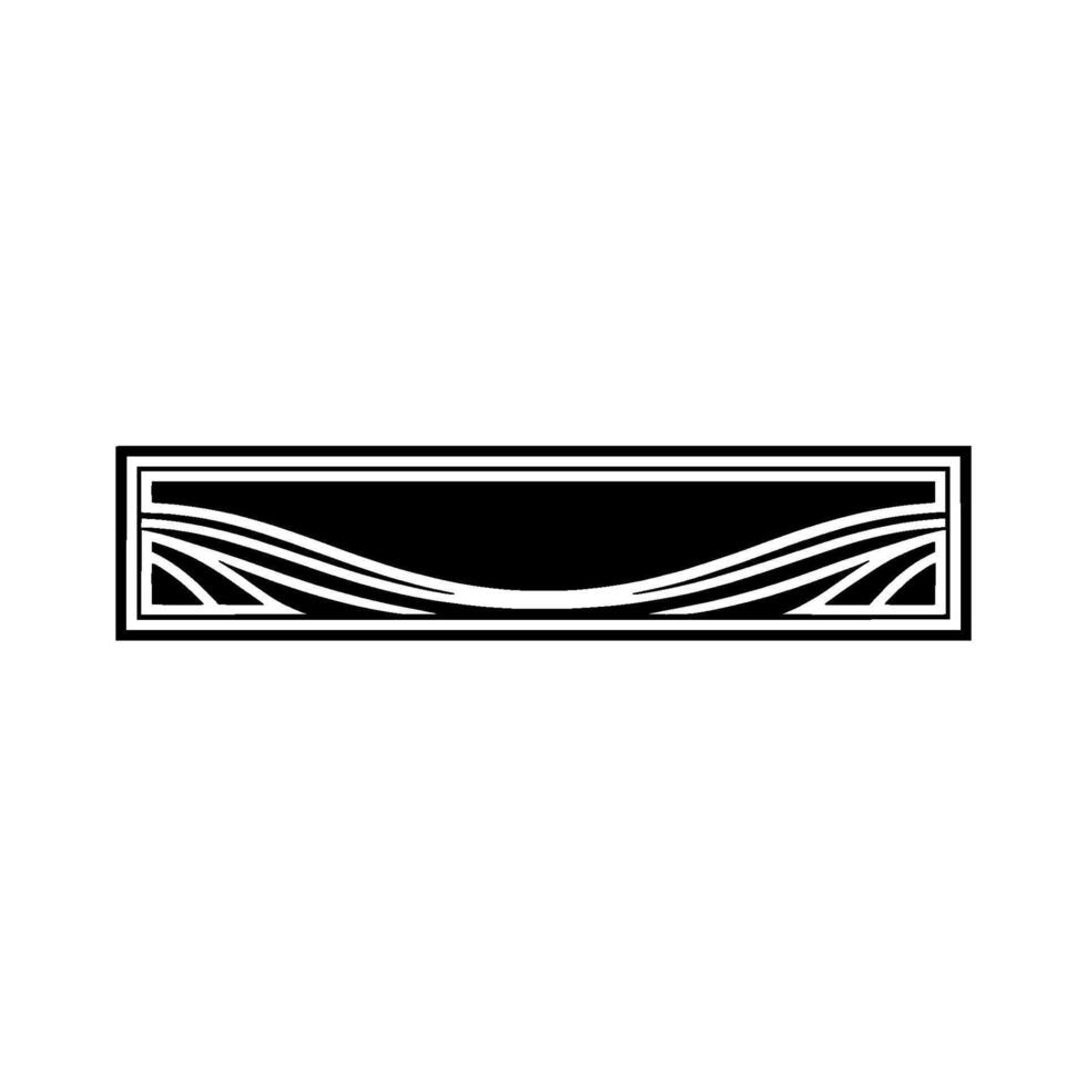 Geometric Wave Pattern, Minimalist , Black White, Abstract vector