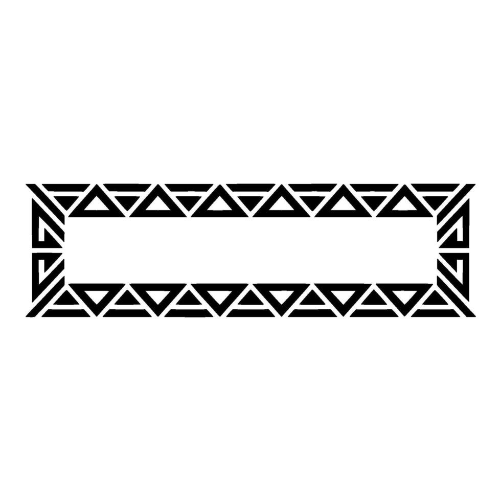 Geometric Deco Border, Modern Element, Frame vector