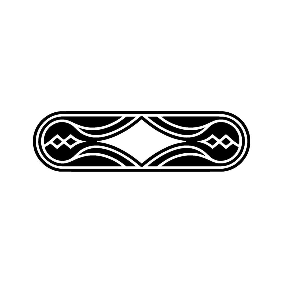 Art Deco Ornament, Geometric , Elegant Border vector
