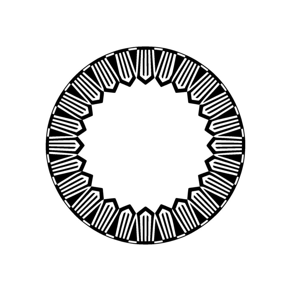 Geometric Radial Pattern, Minimalist, Abstract vector