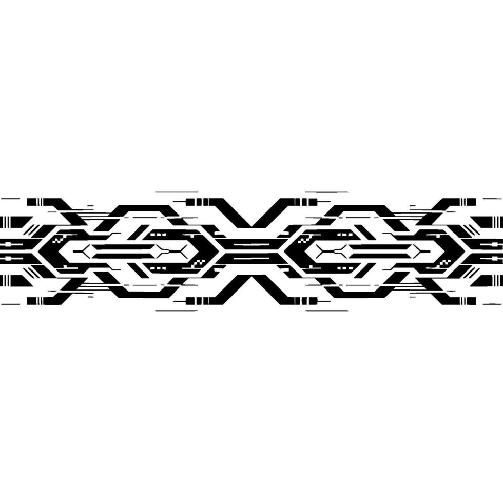 Geometric Tribal Pattern, Modern Abstract, Minimalist vector