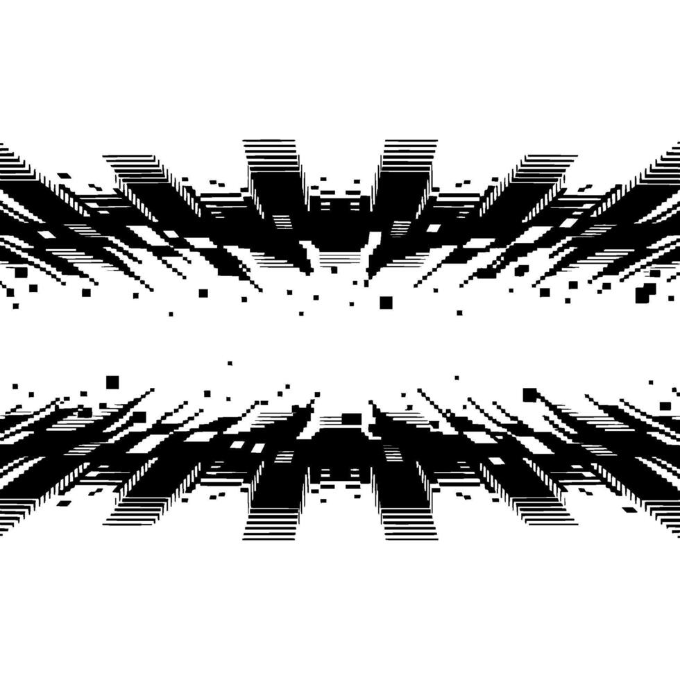Abstract Vortex, Geometric Illusion, Monochrome Depth vector