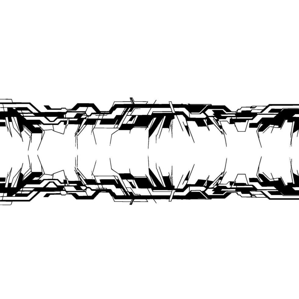 Geometric Circuitry, Digital Echoes vector