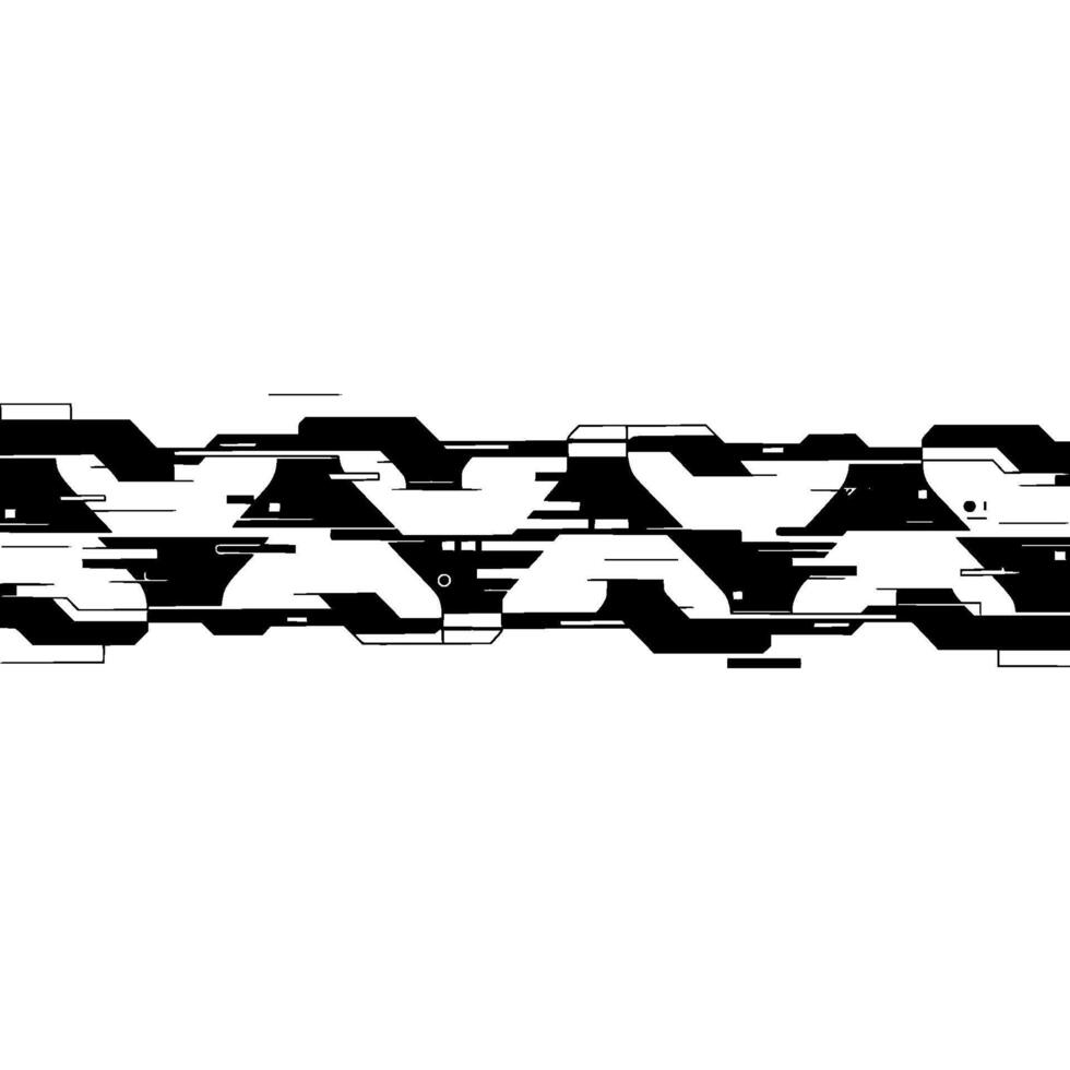 Glitch Geometry Abstract Digital Breakdown vector