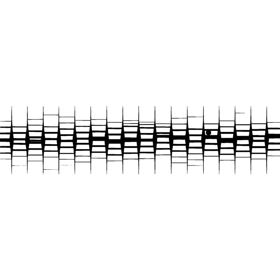 Minimalist Soundwave, Subtle Focus, Geometric Rhythm vector