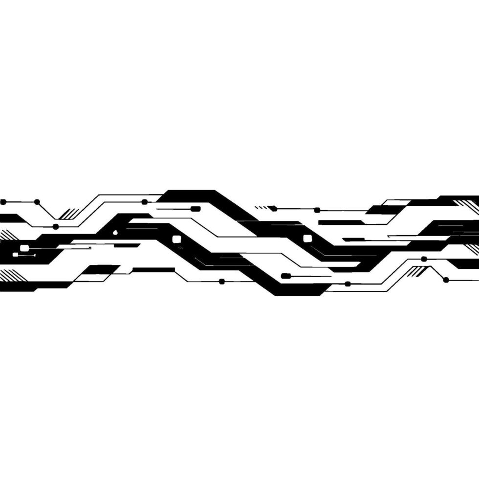 Abstract Circuitry Modern Tech Pattern, Minimalist vector