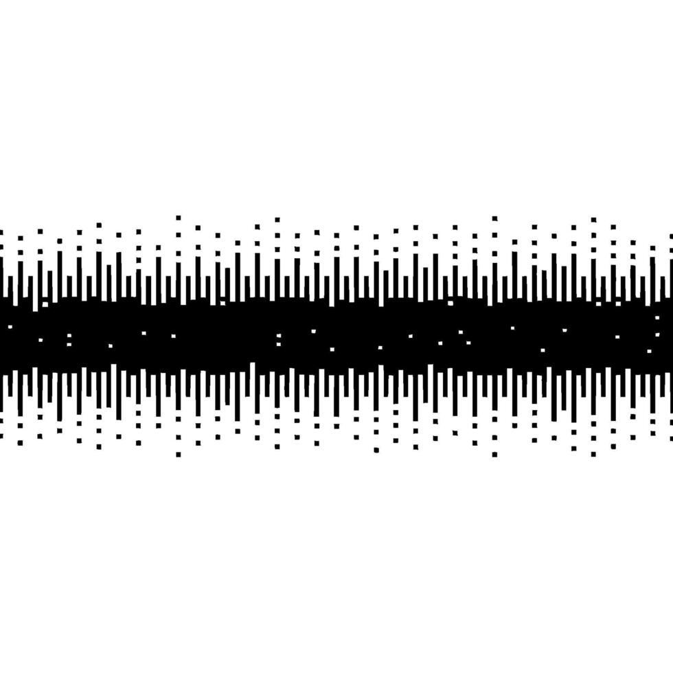 Abstract Soundwave Gradient, Minimalist vector