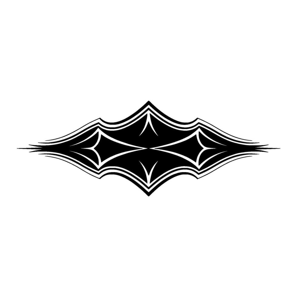 Geometric Bat Motif, Minimalist , Dark Silhouette vector