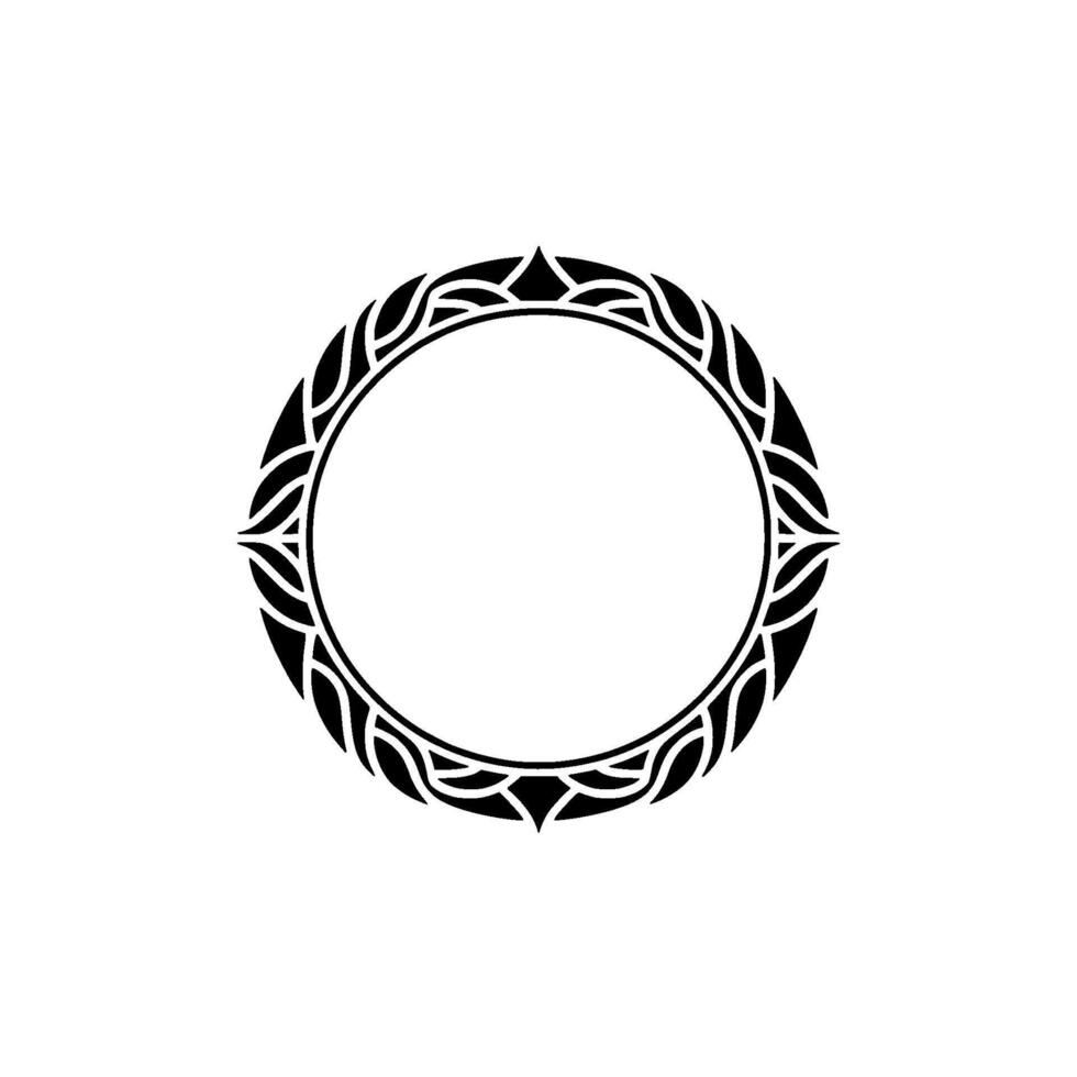 Intricate Celtic Circle, Vintage Ornamentation, Symbolic Border vector