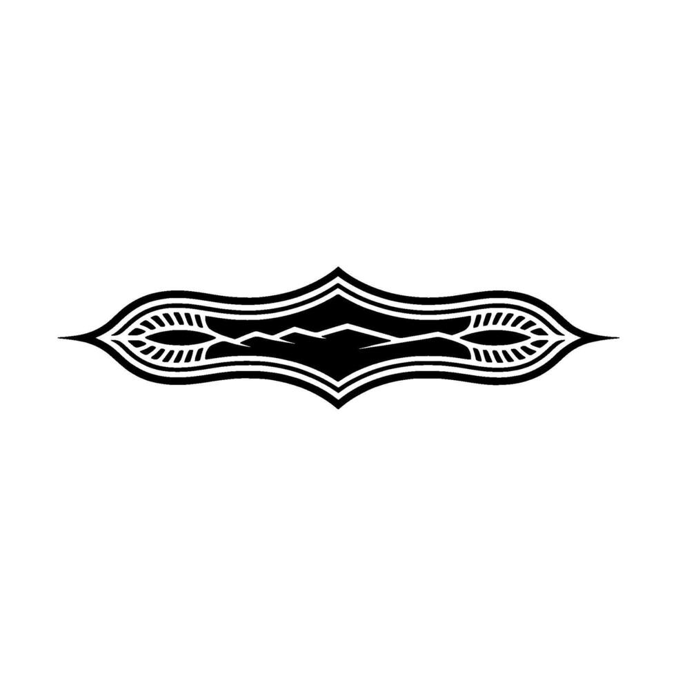 Abstract Mountain Silhouette, Geometric , Minimalist Emblem vector