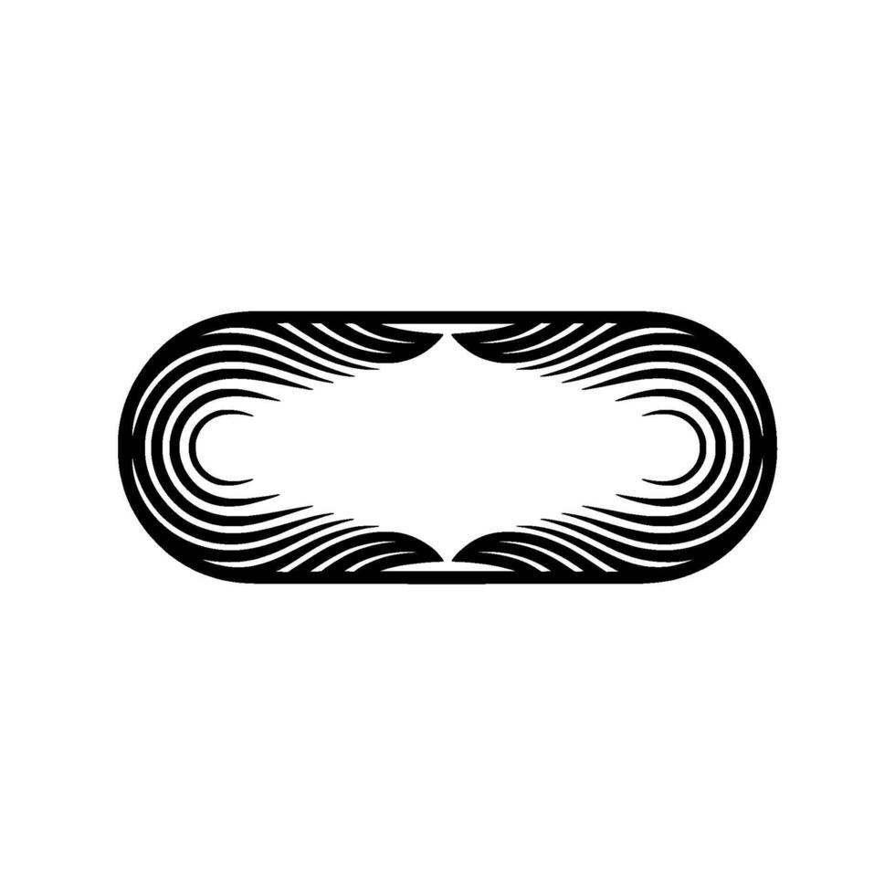 Abstract Spiral Emblem, Minimalist , Modern vector