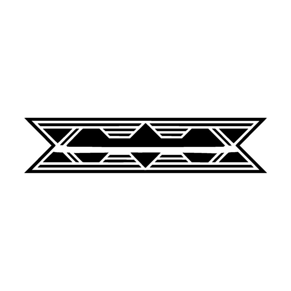 Geometric Zenith Abstract Black White vector