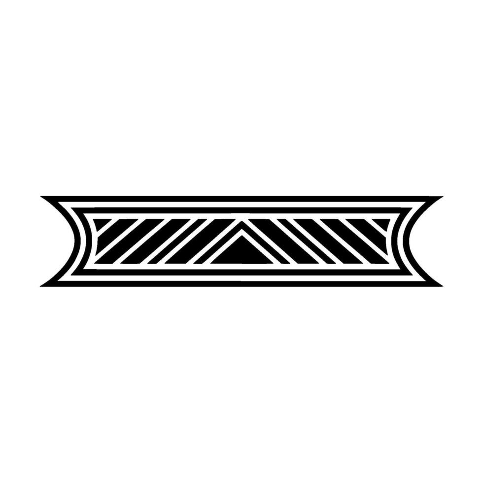 Geometric Deco Band, Minimalist vector